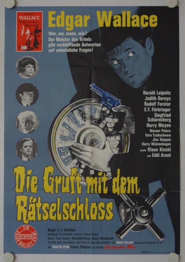 Die Gruft mit dem Rätselschloss originales deutsches Filmplakat